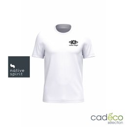 T-shirt unisexe publicitaire NATIVE 180 Blanc