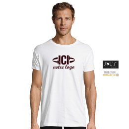 T-shirt publicitaire REGENT FIT 150g Blanc Homme