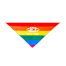 Bandana publicitaire arc-en-ciel ORLA