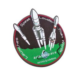Ecusson publicitaire tissé PATCH 90MM