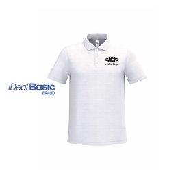 Polo publicitaire IDEAL 180 blanc Homme