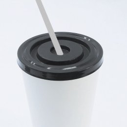 OPTION CAPUCHON PLAT AVEC PAILLE NOIR POUR Y242