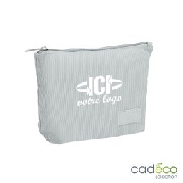 Trousse en velours publicitaire côtelé WINONA