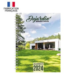 Agenda personnalisable caisse grand format