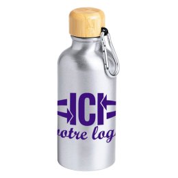 Gourde alu publicitaire BAGWELL 400 ml