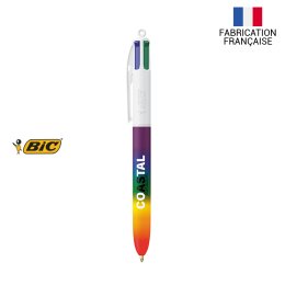 Stylo BIC 4 couleurs personnalisé RAINBOW