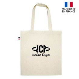 Sac shopping publicitaire en coton 240 g VAJAN