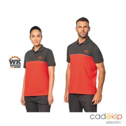 Polo bicolore publicitaire MISSION 220g