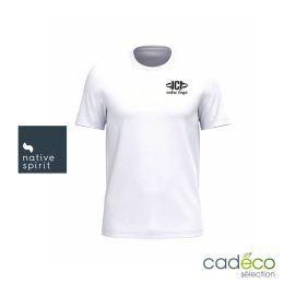 T-shirt unisexe publicitaire NATIVE 155 Blanc