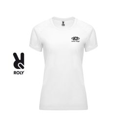 T-shirt publicitaire sport BAHRAIN 135g blanc Femme