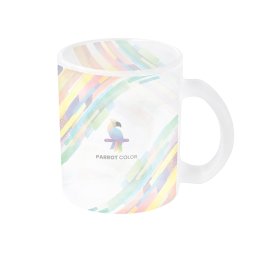 Mug en verre dépoli publicitaire KARMES