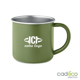 Mug acier inox recyclé publicitaire KERENS 300 ml