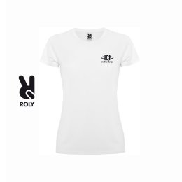 T-shirt publicitaire sport MONTECARLO 150g blanc Femme