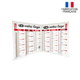 Calendrier ORIGAMI couleur rigide 180x180
