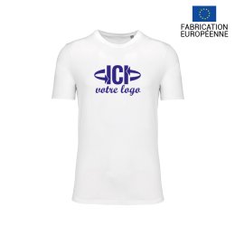 T-shirt publicitaire EUROPA 145g mixte blanc