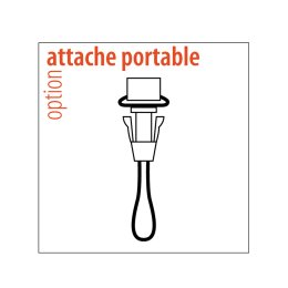 ATTACHE PORTABLE POUR LANYARD