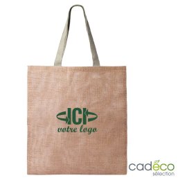 Sac publicitaire en toile de jute VISTER