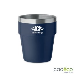 Gobelet acier inox recyclé KERRICK 250 ml