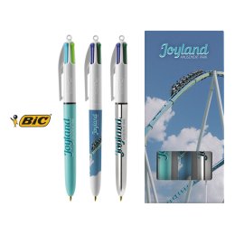Pack pour 3 stylos BIC 4 couleurs TRIO