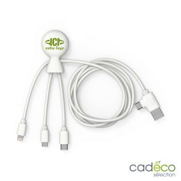Câble de charge publicitaire MR BIO long