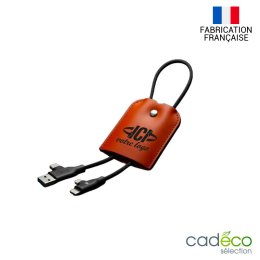 Câble de charge publicitaire LE SELLIER ETUI