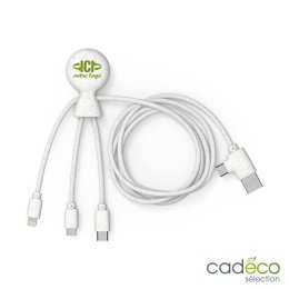 Câble de charge personnalisé MR BIO long QUADRI