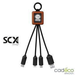 Câble publicitaire 3 en 1 SCX DESIGN