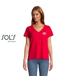 T-shirt publicitaire REGENT V 150g Couleur Femme