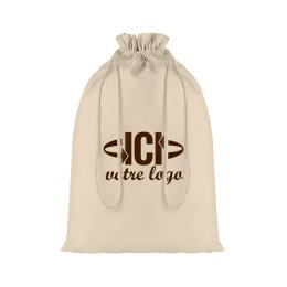 Sac pochon publicitaire en coton GLIDDEN LARGE