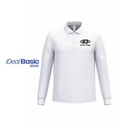 Polo publicitaire IDEAL 200 ML blanc Homme
