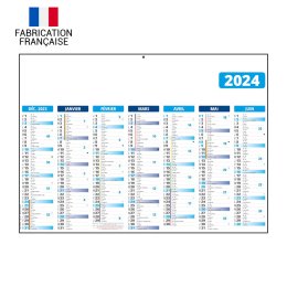 Calendrier bancaire GAMECO MIDI RIGIDE 430x335