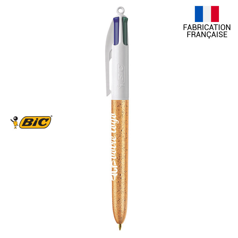 Stylo-bille 4 couleurs BIC GLACÉ GRANITÉ