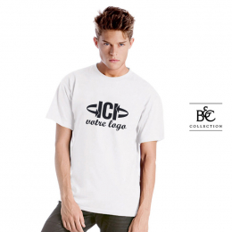 T-shirt EXACT 190g B&C Blanc Mixte