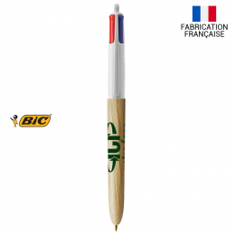Stylo BIC 4 couleurs WOOD STYLE